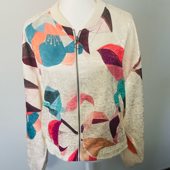 Elevenses By Anthropologie Abstract Jacket - Picture 2 of 5